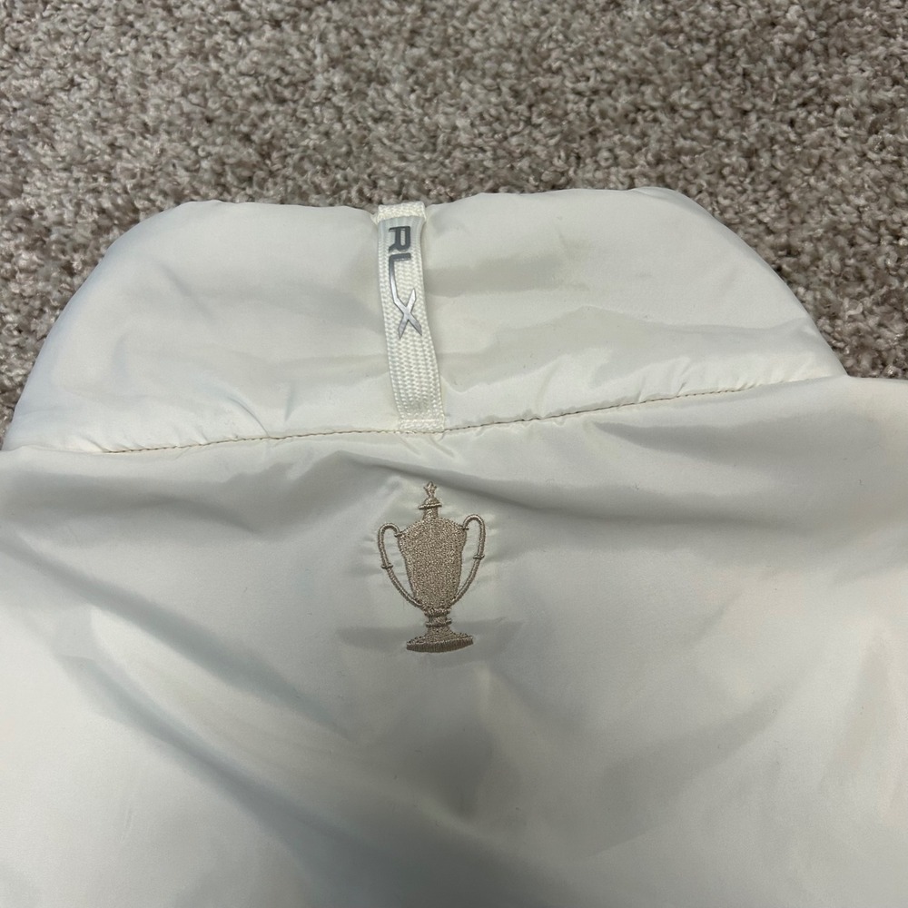 RLX Golf Ralph Lauren Women's Large Sherpa Hybrid Full-Zip Jacket Tan/Cream - Picture 10 of 10